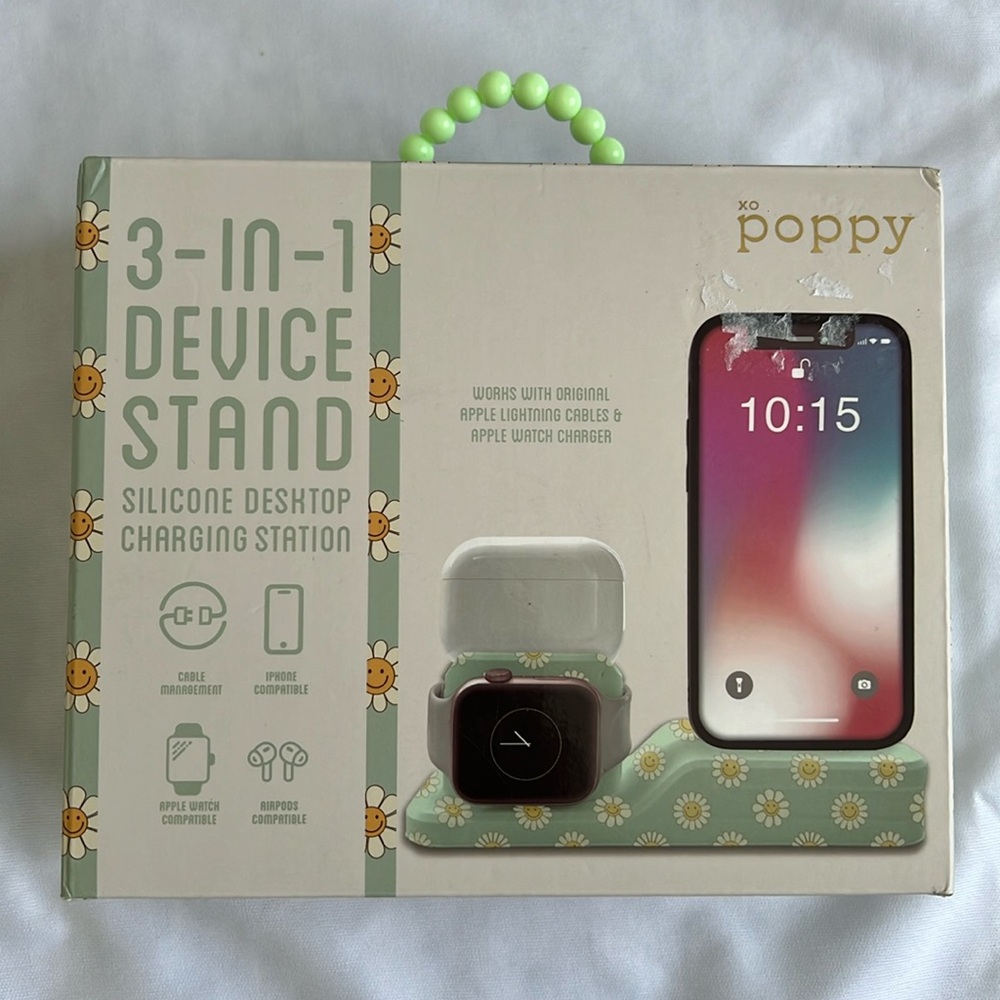 3-in-1 Device Stand Silicone Charging Station